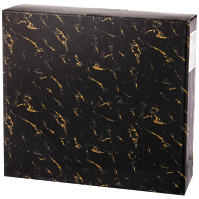 Менажница 4 секции на дерев. подставке "FANTASY" 26,5 см черная (кор=12шт.) LEFARD 42-359