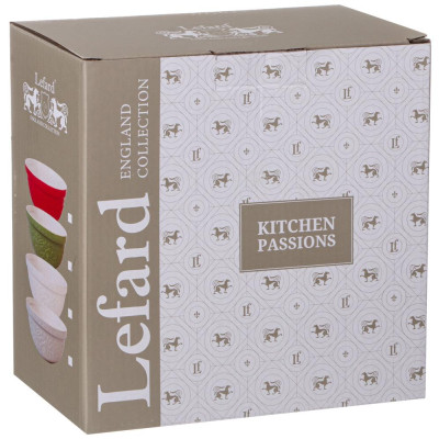 Салатник для смешивания и сервировки "KITCHEN PASSION" 25 см зеленая (кор=8шт.) LEFARD 424-052