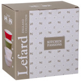 Салатник для смешивания и сервировки "KITCHEN PASSION" 25 см красная (кор=8шт.) LEFARD 424-055