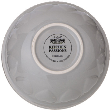 Салатник для смешивания и сервировки "KITCHEN PASSION" 25 см серая (кор=8шт.) LEFARD 424-058-1