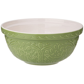Салатник для смешивания и сервировки "KITCHEN PASSION" 23 см зеленая (кор=8шт.) LEFARD 424-060