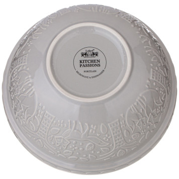 Салатник для смешивания и сервировки "KITCHEN PASSION" 23 см серая (кор=8шт.) LEFARD 424-062-1