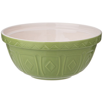 Салатник для смешивания и сервировки "KITCHEN PASSION" 23 см зеленая (кор=8шт.) LEFARD 424-064