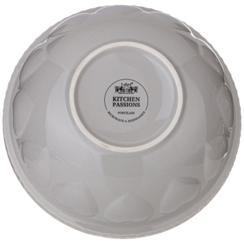 Салатник для смешивания и сервировки "KITCHEN PASSION" 20,50 см серая (кор=8шт.) LEFARD 424-070-1