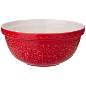 Салатник для смешивания и сервировки "KITCHEN PASSION" 20,50 см красная (кор=8шт.) LEFARD 424-071