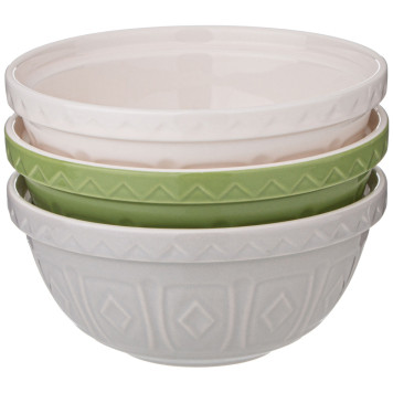 Набор салатников "KITCHEN PASSION" 3 шт 14 см (кор=12наб.) LEFARD 424-075-1