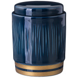 Сахарница  "HERBAL" 8,5*10,5 см 320 мл синяя (кор=48шт.) LEFARD 42-460