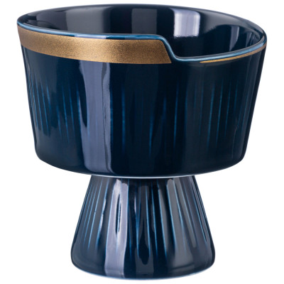 Набор креманок  " HERBAL" 2 шт. 10*10 см 240 мл синий (кор=18наб.) LEFARD 42-470-1