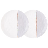 Набор тарелок обеденных " GREY"  2 шт. 25, 5 см (кор=12наб.) LEFARD 42-471