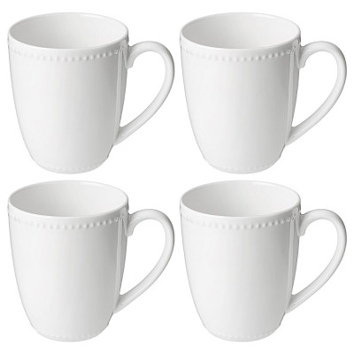 Набор кружек "PEARL" 4 шт. 8,9*12,4*10,7 см 410 мл (кор=6наб.) LEFARD 425-035