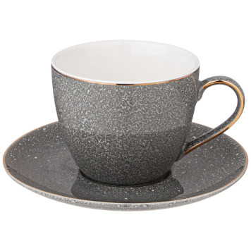 Чайный сервиз "GRAIN" на 6 пер. 14 пр. серый (кор=3наб.) LEFARD 42-504-1
