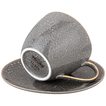 Чайный сервиз "GRAIN" на 6 пер. 14 пр. серый (кор=3наб.) LEFARD 42-504-2