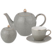 Чайный сервиз "GRAIN" на 6 пер. 14 пр. мятный (кор=3наб.) LEFARD 42-505