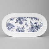 Блюдо овальное "ROYAL BLUE" 35,5*19*2,5 см (кор=12шт.) LEFARD 425-090