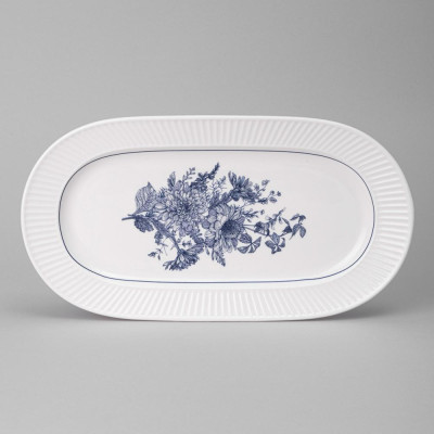 Блюдо овальное "ROYAL BLUE" 30*16,5*2,5 см (кор=30шт.) LEFARD 425-091-1