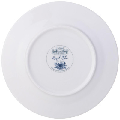 Тарелка обеденная " ROYAL BLUE" 26, 5*2 см (мал.уп.=4шт./кор=24шт.) LEFARD 425-093-1
