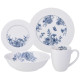 Набор посуды обеденный "ROYAL BLUE" на 4 пер. 16 пр. (кор=1наб.) LEFARD 425-095