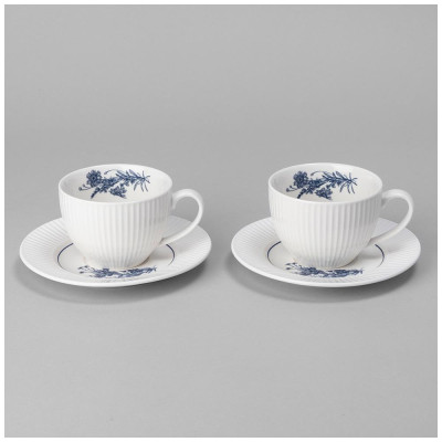 Чайный набор "ROYAL BLUE" на 2 пер. 4 пр. 270 мл (кор=12наб.) LEFARD 425-100