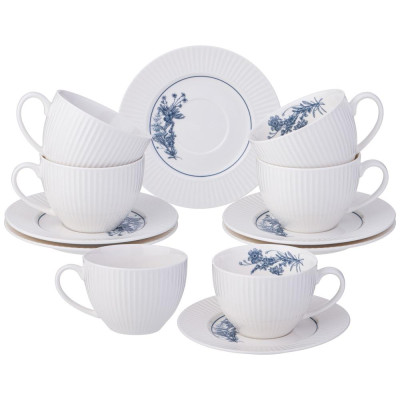 Чайный набор "ROYAL BLUE" на 6 пер. 12 пр. 270 мл (кор=4наб.) LEFARD 425-101-4