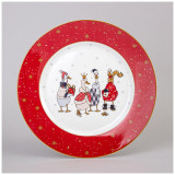 Тарелка обеденная "FAMILY CHRISTMAS" 25 см (кор=24шт.) LEFARD 425-118