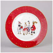Тарелка обеденная "FAMILY CHRISTMAS" 25 см (кор=24шт.) LEFARD 425-118