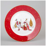 Тарелка обеденная "FAMILY CHRISTMAS" 25 см (кор=24шт.) LEFARD 425-119