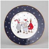 Тарелка закусочная "FAMILY CHRISTMAS" 20 см (кор=36шт.) LEFARD 425-122