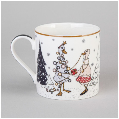 Кружка "FAMILY CHRISTMAS" 425 мл (кор=36шт.) LEFARD 425-128-2