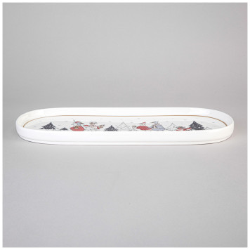 Блюдо овальное "FAMILY CHRISTMAS" 34*14,5 см (кор=12шт.) LEFARD 425-133-1