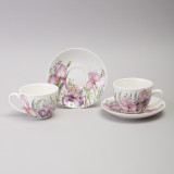 Чайный набор "IRISES" на 2 пер. 4 пр. 275 мл (кор=16наб.) LEFARD 425-149