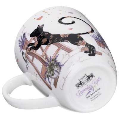 Кружка "ЛАВАНДОВЫЕ КОТЫ" 430 мл (кор=24шт.) LEFARD 425-163-1