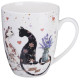 Кружка "ЛАВАНДОВЫЕ КОТЫ" 430 мл (кор=24шт.) LEFARD 425-163