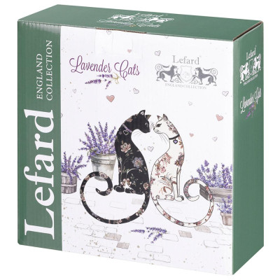 Салатник "ЛАВАНДОВЫЕ КОТЫ" 17,5*6,5 см 850 мл (кор=24шт.) LEFARD 425-168-2