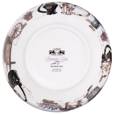 Салатник "ЛАВАНДОВЫЕ КОТЫ" 15*7 см 730 мл (кор=36шт.) LEFARD 425-169-3