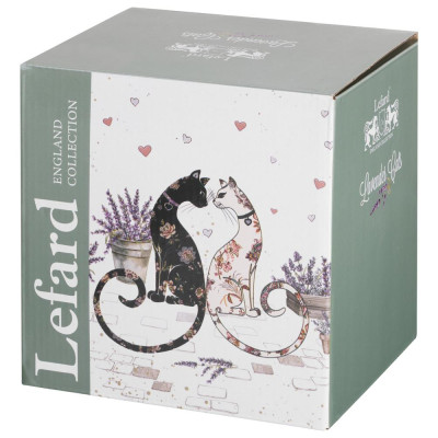 Чайный набор "ЛАВАНДОВЫЕ КОТЫ" на 2 пер. 4 пр. 275 мл (кор=16наб.) LEFARD 425-172-2