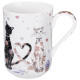 Кружка "ЛАВАНДОВЫЕ КОТЫ" 330 мл (кор=24шт.) LEFARD 425-177