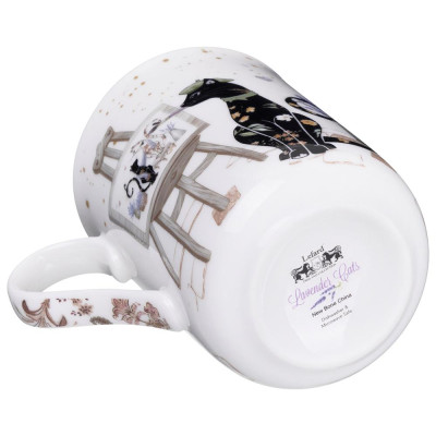 Кружка "ЛАВАНДОВЫЕ КОТЫ" 330 мл (кор=24шт.) LEFARD 425-178-1