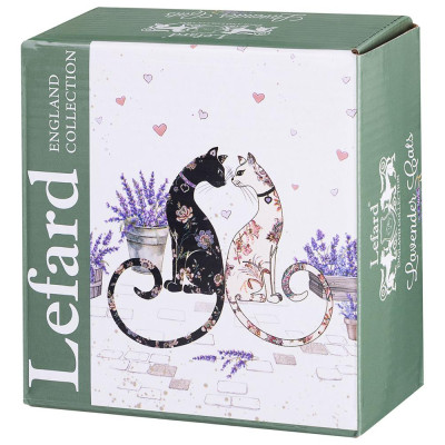 Набор розеток "ЛАВАНДОВЫЕ КОТЫ" 2 шт. 11*3,5 см (кор=36наб.) LEFARD 425-179-2