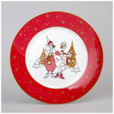 Тарелка закусочная "FAMILY CHRISTMAS" 20 см (кор=36шт.) LEFARD 425-180