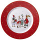 Тарелка обеденная "FAMILY CHRISTMAS" 25 см (кор=24шт,) LEFARD 425-204