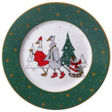 Тарелка закусочная "FAMILY CHRISTMAS" 20 см (кор=24шт,) LEFARD 425-207