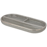 Менажница 3 секции "GRAIN" 25*12 см мятная (кор=9шт.) LEFARD 42-525