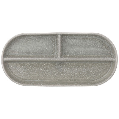 Менажница 3 секции "GRAIN" 25*12 см мятная (кор=9шт.) LEFARD 42-525-1