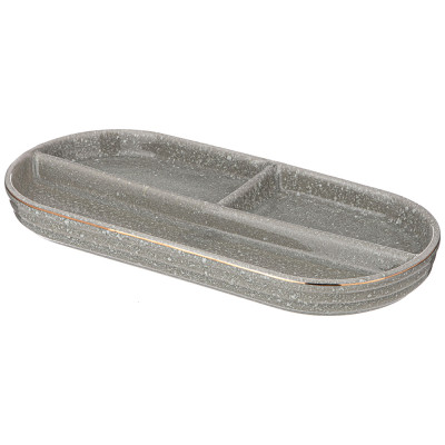 Менажница 3 секции "GRAIN" 25*12 см мятная (кор=9шт.) LEFARD 42-525