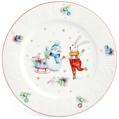 Набор тарелок закусочных "WINTER STORY" 2 шт. 20 см (кор=18наб.) LEFARD 425-265-2