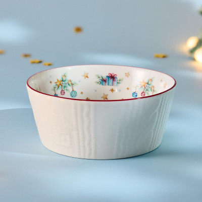 Салатник "WINTER STORY" 14,5 см 620 мл (кор=36шт.) LEFARD 425-266