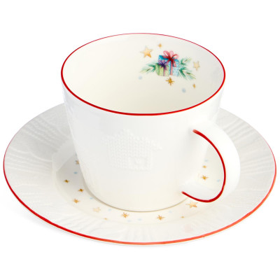 Чайный набор "WINTER STORY" на 2 пер. 4 пр. 240 мл (кор=12наб.) LEFARD 425-272-8