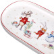 Блюдо овальное "WINTER STORY" 34*14,5 см (кор=12шт.) LEFARD 425-275
