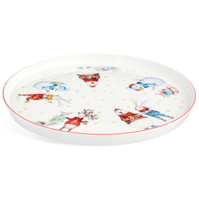 Тарелка "WINTER STORY" 26 см (кор=24шт.) LEFARD 425-276-2