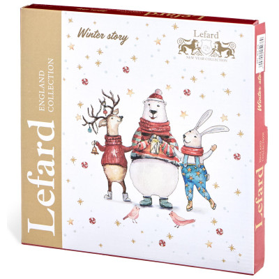 Тарелка "WINTER STORY" 26 см (кор=24шт.) LEFARD 425-276-5